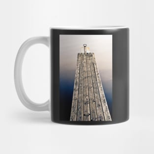 The Jetty, old wooden jetty by the lake Mug